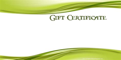 Gift Certificate Template - Fotolip